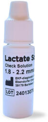 EKF Lactate Scout Laktátmérő Ellenőrző Oldat 2, 5 ml, Alacsony (1, 8-2, 2 mmol/l) (SGY-7023-6300-EKF)