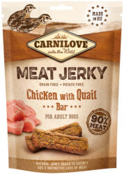 CARNILOVE Jerky Chicken with Quail Bar 100 g - petmax