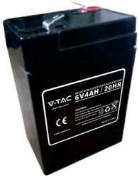 V-Tac Acumulator Gel Plumb 6v 4ah 70x47x107mm (sku-23448) - vexio
