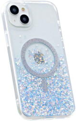 DEVIA Husa Devia Husa Shiny Series Original Design Magnetic iPhone 15 Transparent / Albastru (DVHSDMIXVS1) - vexio
