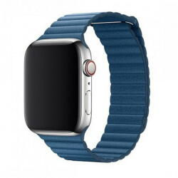 DEVIA Curea Apple Watch 38mm / 40mm Devia Elegant Leather Loop Cape Cod Blue (D0116XJCCB) - vexio