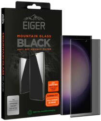 Eiger Folie Sticla 3D Privacy Mountain Glass Samsung Galaxy S23 Ultra Black (EGMSP00241) - vexio