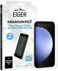 Eiger Folie Clear Triflex H. I. T Samsung Galaxy S24 Clear, pachet de 2 buc (EGSP00932) - vexio