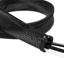 Logilink MANSON protectie cabluri LOGILINK, cu fermoar, diametru 20mm, 2m, negru, KAB0047 (KAB0047)