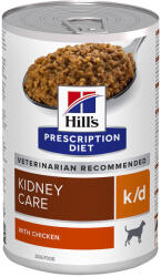 Hill's Prescription Diet 48x370g Hill's Prescription Diet k/d Kidney Care nedves kutyatáp