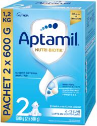 APTAMIL Lapte praf Nutri Biotik 2, 6-12 luni, 1200 g, Aptamil