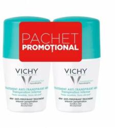 Vichy Pachet Deodorant roll-on antiperspirant cu parfum 48h, 50 ml, Vichy