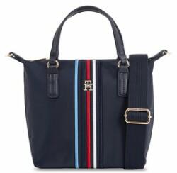 Tommy Hilfiger Geantă Poppy Small Tote Corp AW0AW15986 Bleumarin