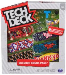 Tech Deck Tech Deck, Sk8Shop Thankyou, fingerboard, jucarie arcade, 6 buc