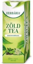 Herbária Zöld tea bodza - 25 filter - egeszsegpatika