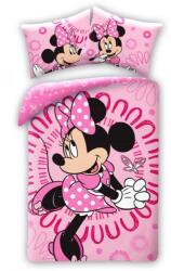 Halantex Disney, Minnie Mouse, set lenjerie de pat single, 140x200 cm Lenjerii de pat bebelusi‎, patura bebelusi
