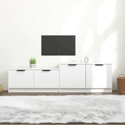  Comodă tv, alb, 158, 5x36x45 cm, lemn prelucrat (811484)