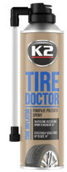  K2 Tire Doctor felfújó spray defektes gumiabroncsok javítására - 400 ml