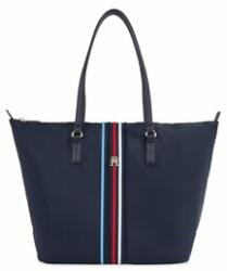 Tommy Hilfiger Geantă Poppy Tote Corp AW0AW15981 Bleumarin