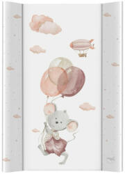 CEBA BABY Saltea de infasat, Ceba Baby, Basic, 50x70 cm, Atasabila la patut, Fara BPA, 0 luni+, Mouse (W-216-000-727) - roua Saltea bebelusi