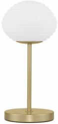 Nova Luce 9028850 | Allen Nova Luce asztali lámpa 38cm vezeték kapcsoló 1x E14 matt arany, opál (9028850)