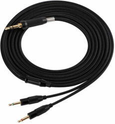 Sivga Audio HEADPHONE CABLE - OCC fejhallgató kábel 3, 5mm csatlakozással - Fekete (SIVGA-C-PHNSV021-BLK)