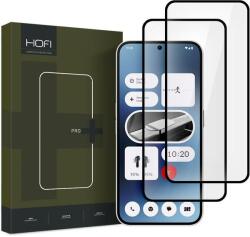 HOFI FNS0270 Nothing Phone 2a HOFI Glass Pro+ üveg képernyővédő fólia, 2 db-os csomag, Fekete (FNS0270)