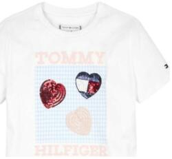 Tommy Hilfiger Tricouri mânecă scurtă Fete - Tommy Hilfiger Alb 16 ani - spartoo - 303,03 RON