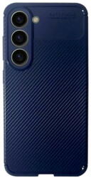 DEVIA Husa Devia Husa Carbon Fiber Texture Shockproof Samsung Galaxy S23 Albastru (DVHCFSSGS23A) - pcone