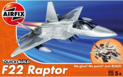 Airfix QUICKBUILD F-22 Raptor vadászrepülőgép műanyag modell (1: 72) (J6005) - mall