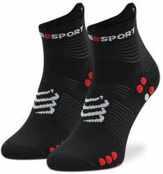 Compressport Unisex Magasszárú Zokni Compressport Pro Racing Socks V4.0 Run Low XU00047B_906 Fekete 39_41 Férfi