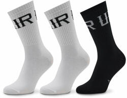 Unfair Athletics 3 pár uniszex hosszú szárú zokni Unfair Athletics Basic UNFR22-076 Black/White 43_46 Férfi