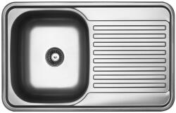 Laveo SKH_011T - LAVEO FARO 1CS rozsdamentes mosogató szűrőkosaras szifonnal 780X480 (SKH_011T)