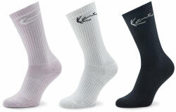 Karl Kani 3 pár uniszex hosszú szárú zokni Karl Kani Signature 3-Pack Sock 3104005 Lavender/Alack/White 43_46 Férfi