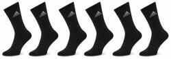 adidas Unisex Magasszárú Zokni adidas Cushioned Sportswear Crew Socks 6 Pairs IC1316 Fekete 46_48 Férfi