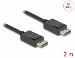 Delock Cablu Displayport 16K30Hz/8K60Hz/4K120Hz T-T 2m, Delock 80493 (80493)