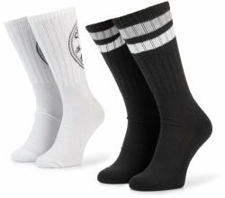 Converse 2 pár hosszú szárú unisex zokni Converse E744A-2020 Fekete 43_46 Férfi