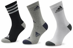 adidas 3 pár uniszex hosszú szárú zokni adidas Graphic HN5736 Black/White/Medium Grey Heather KM Férfi