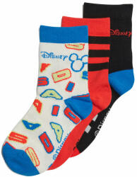 adidas 3 pár hosszú szárú gyerek zokni adidas Mickey Mouse Crew Socks 3 Pairs IB6776 Black/Broyal/Cwhite L