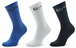 Karl Kani 3 pár uniszex hosszú szárú zokni Karl Kani Signature 3-Pack Sock 3003956 Blue/White/Black 43_46 Férfi