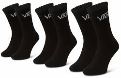 Vans 3 pár uniszex hosszú szárú zokni Vans Mn Classic Crew VN000XRZ Black BLK1 38_5_42 Férfi