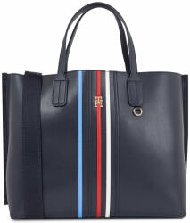 Tommy Hilfiger Дамска чанта Tommy Hilfiger Iconic Tommy Satchel Corp AW0AW16409 Space Blue DW6 (Iconic Tommy Satchel Corp AW0AW16409)