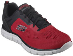 Skechers Track - Broader férfi fűzős sneaker félcipő piros-fekete 232698-RDBK