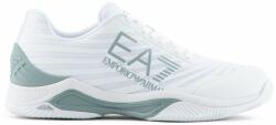 EA7 Férfi cipők EA7 Unisex Woven Sneaker - white/abyss