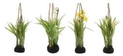 Selyemvirág tavaszi virág mix 20cm többszínű 4 féle, 1db (763125)