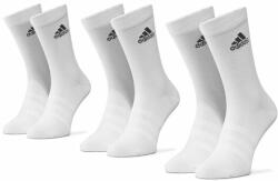 adidas 3 pár uniszex hosszú szárú zokni adidas Light Crew 3Pp DZ9393 White/White/White 46_48 Férfi