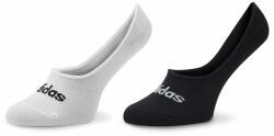 adidas 2 pár/csomag unisex bokazokni adidas Thin Linear Ballerina IC1295 White/Black 43_45 Női