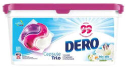 DERO Detergent capsule Trio, 35 buc, Iris alb si flori de Romanita