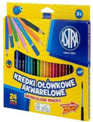 Astra Színes ceruza ASTRA akvarell 24 színű ajándék ecsettel (312110005) - fotoland