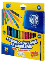 Astra Színes ceruza ASTRA akvarell 24 színű ajándék ecsettel (312110005) - papir-bolt