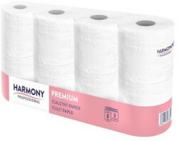 Toalettpapír Harmony 3 rétegű 100% cellulóz 29, 5 m 250 lap 8 tekercs (BTH1127)