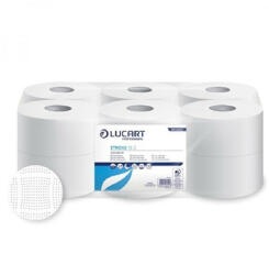  Toalettpapír Lucart Mini Jumbo 2 rétegű 100% cellulóz micro prégelés 130 m 12 tekercs (BTH2297)