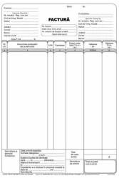 Dacris Factură fiscală hârtie autocopiativă A4 3 exemplare 50 seturi/carnet (SLG15544828)