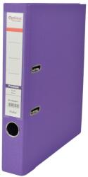 Optima Biblioraft A4, plastifiat PP/PP, margine metalica, 50 mm, Optima Premium - violet (OP-50055011) - birotica-asp