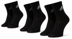 adidas 3 pár uniszex hosszú szárú zokni adidas Light Crew 3pp DZ9394 Black/Black/Black 34_36 Férfi